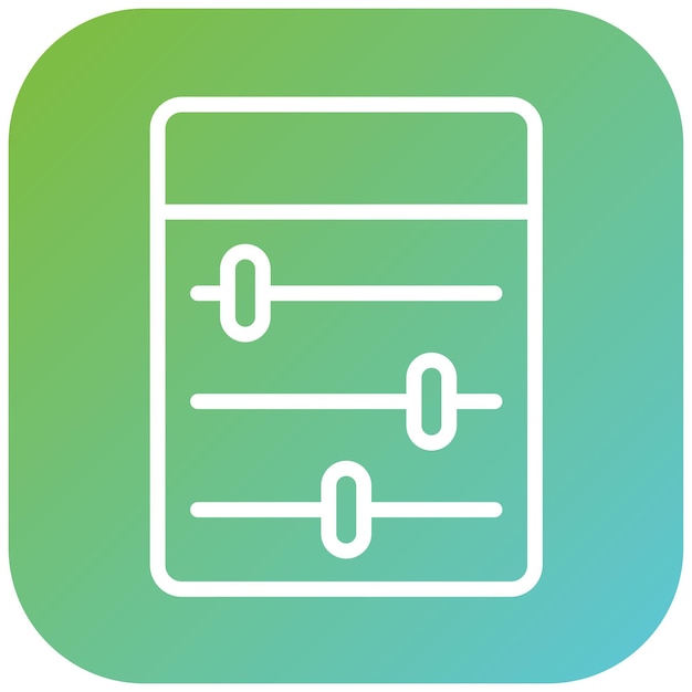 vector design interface options icon style