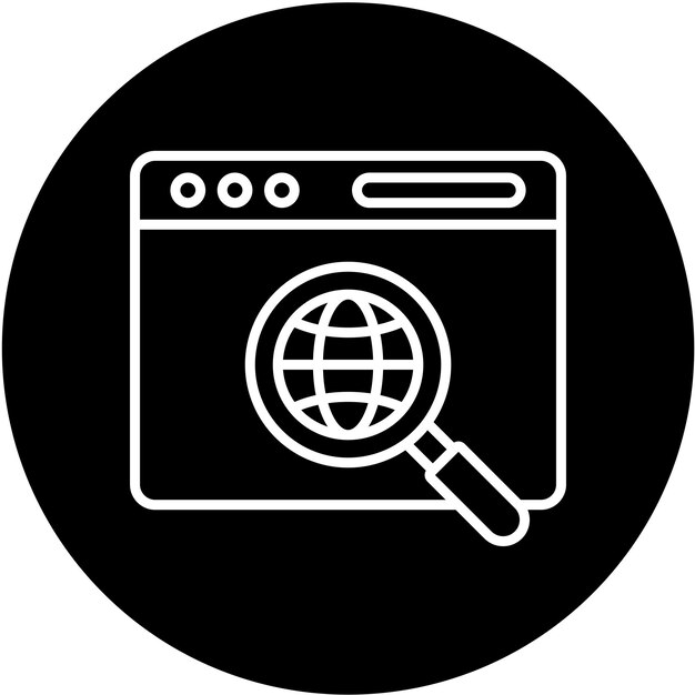 Vector Design Internet Research Icon Style