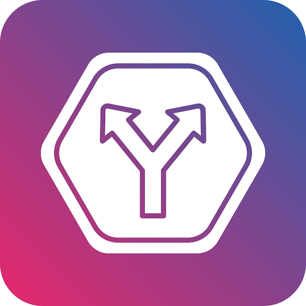Vector Design Intersection Icon Style