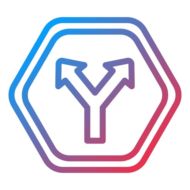 Vector Design Intersection Icon Style