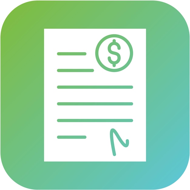 vector design investment agreement icon style