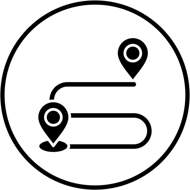 Vector Design Itinerary Icon Style