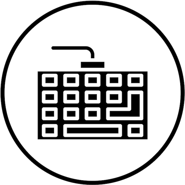 Vector Design Keyboard Icon Style