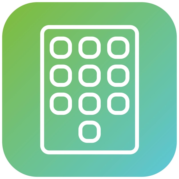 vector design keypad icon style