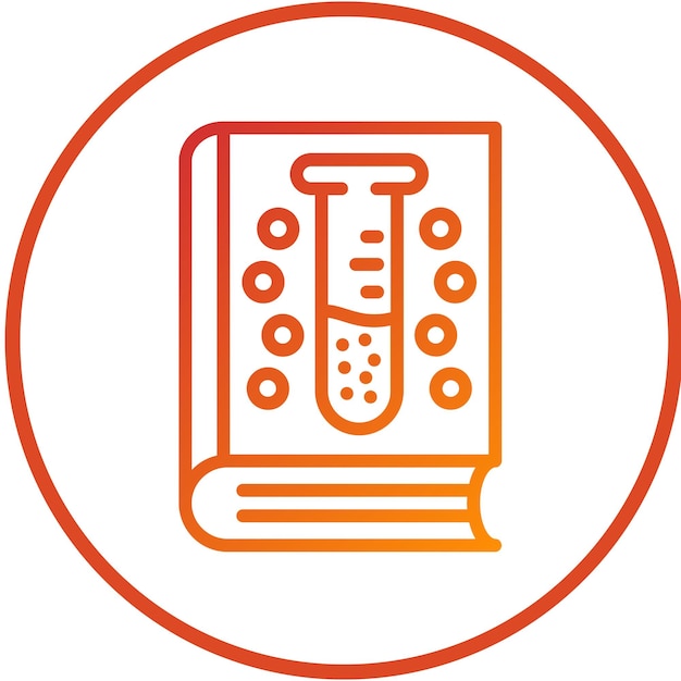 vector design lab guide book icon style