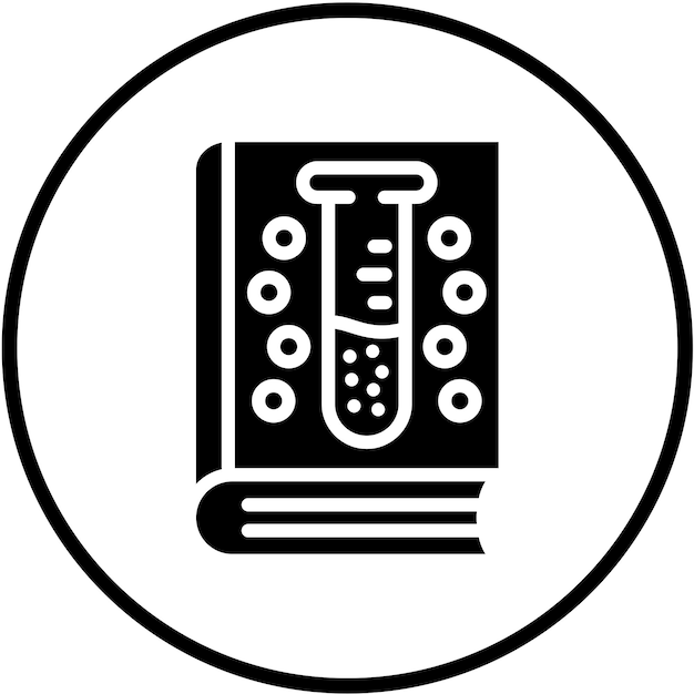 vector design lab guide book icon style