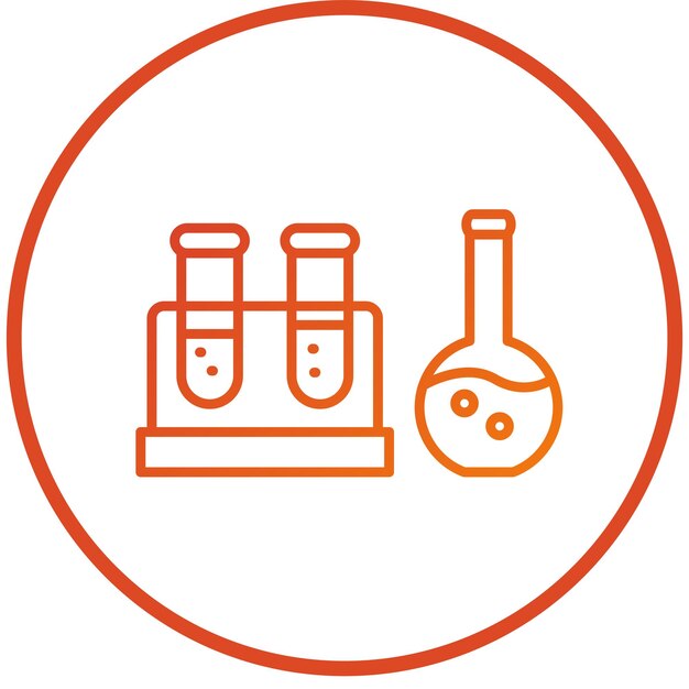 vector design laboratory icon style