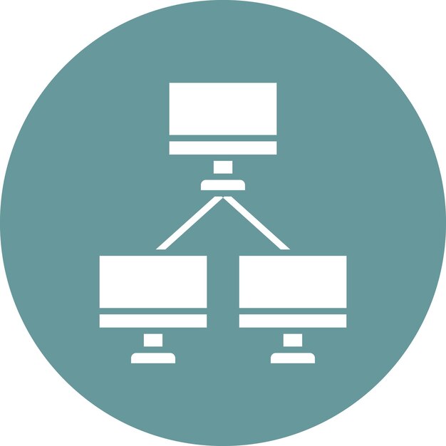 Vector Design LAN Icon Style