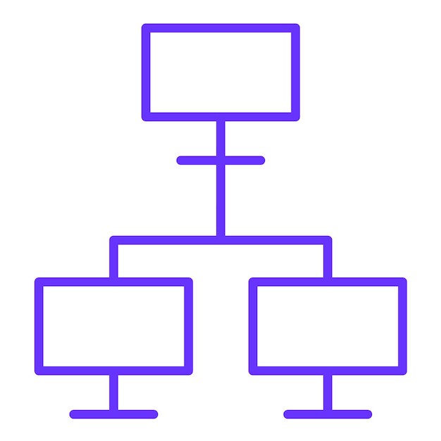vector design lan icon style