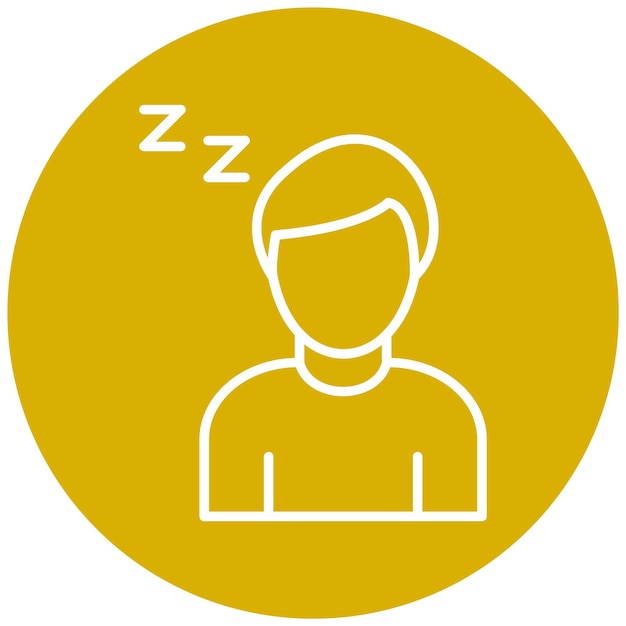 vector design lazy icon style
