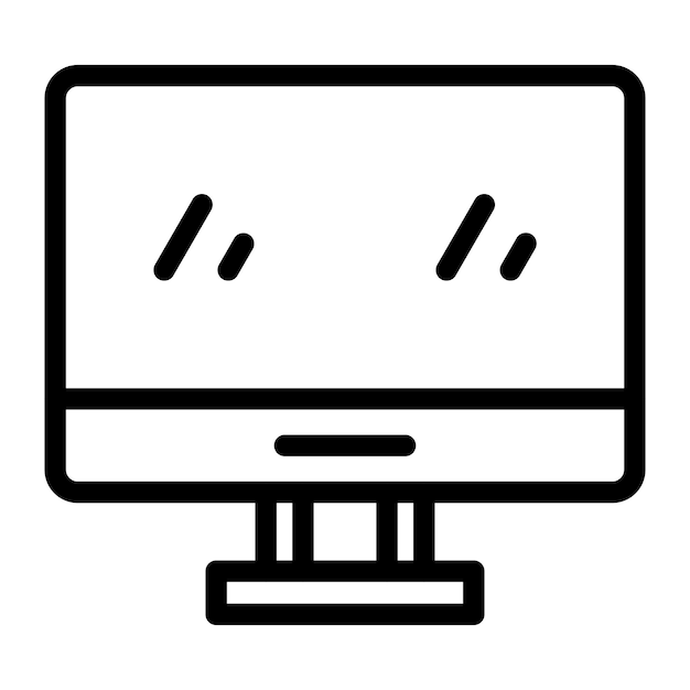 Vector Design Lcd Icon Style