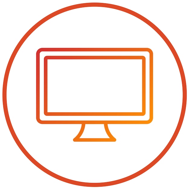 Vector Design Lcd Icon Style