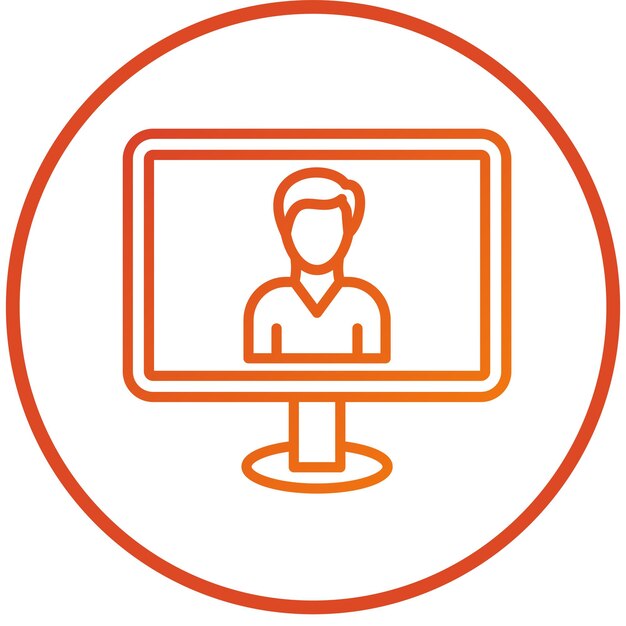Vector Design Live Stream Icon Style
