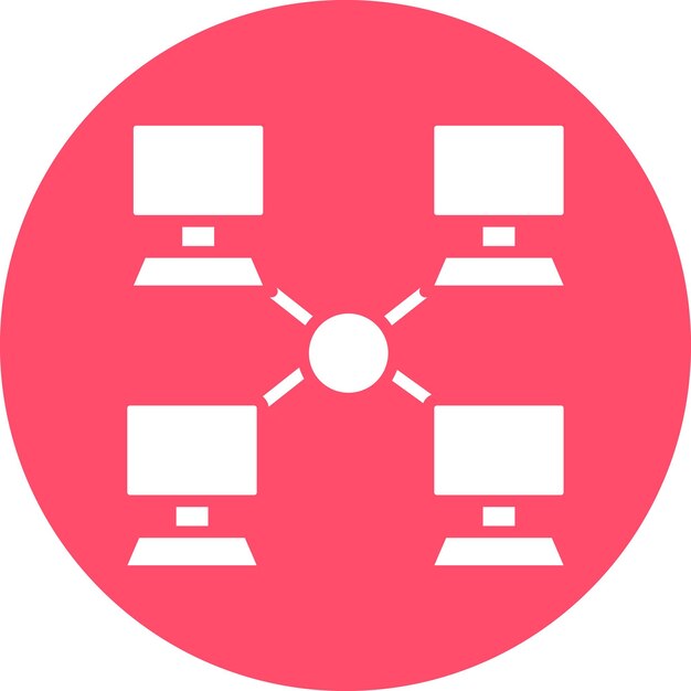 Vector Design Local Network Icon Style