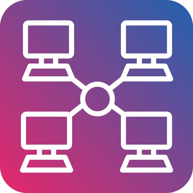 vector design local network icon style