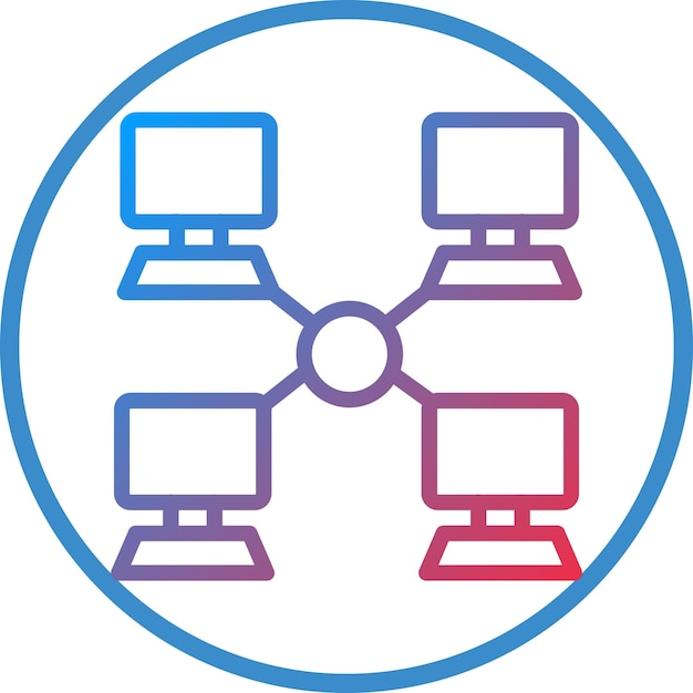vector design local network icon style