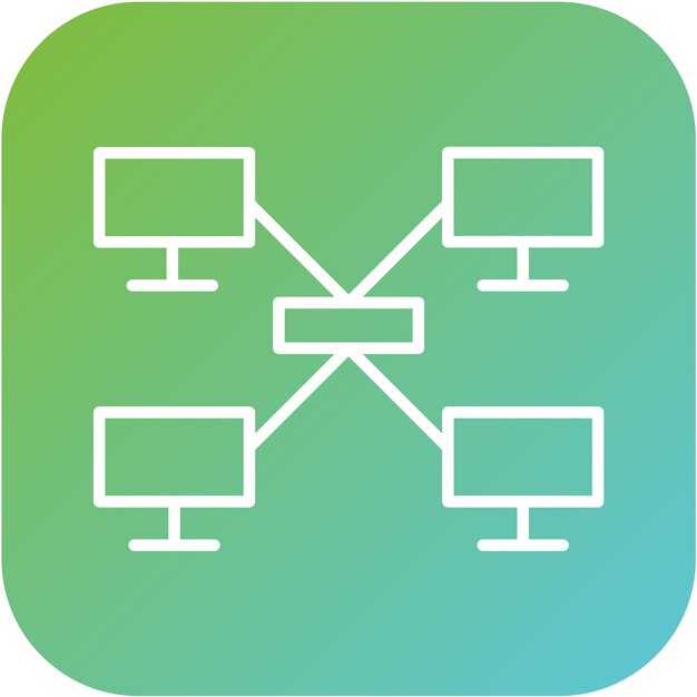 vector design local network icon style