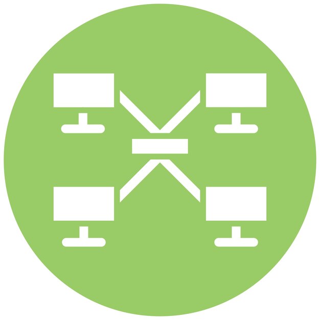 Vector Design Local Network Icon Style