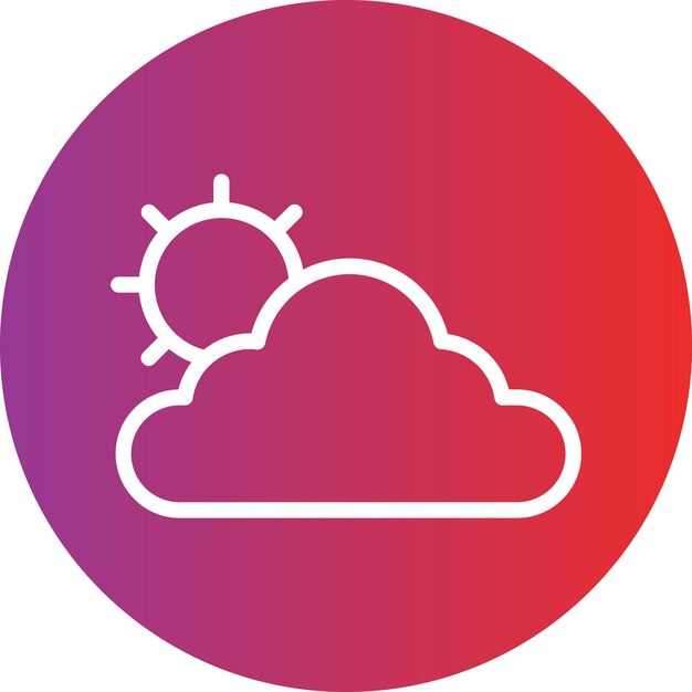 Vector Design Local Weather Icon Style
