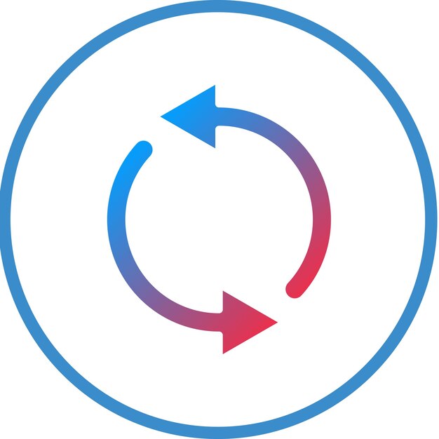 vector design loop icon style