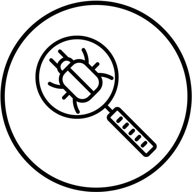 vector design malwarescan icon style