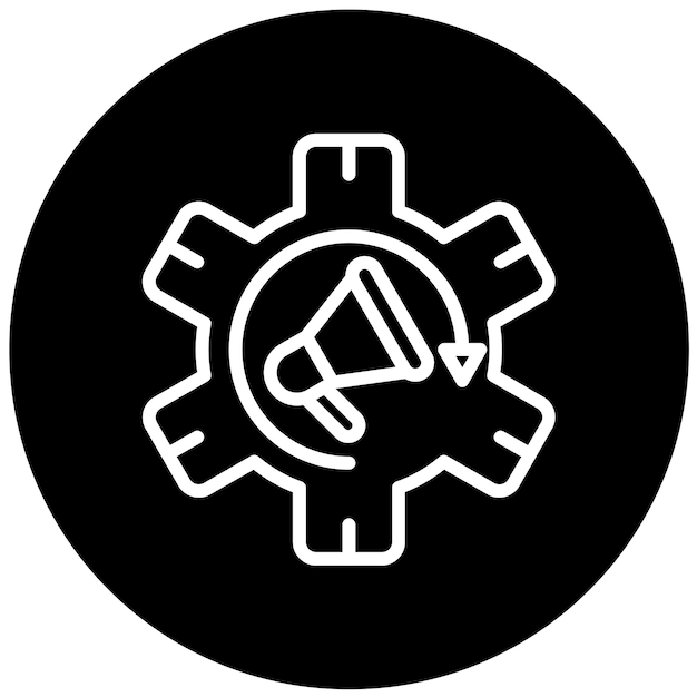 vector design marketing automation icon style