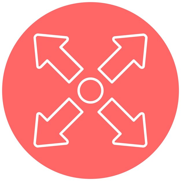 Vector Design Maximize Icon Style