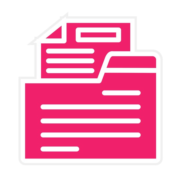 vector design media kit icon style