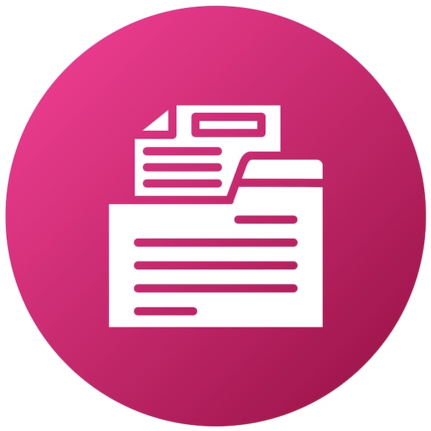 vector design media kit icon style