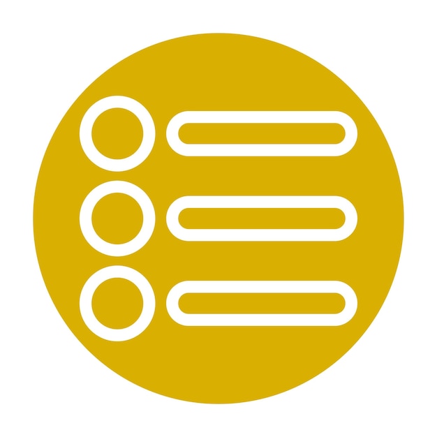 Vector Design Menu Configuration Icon Style