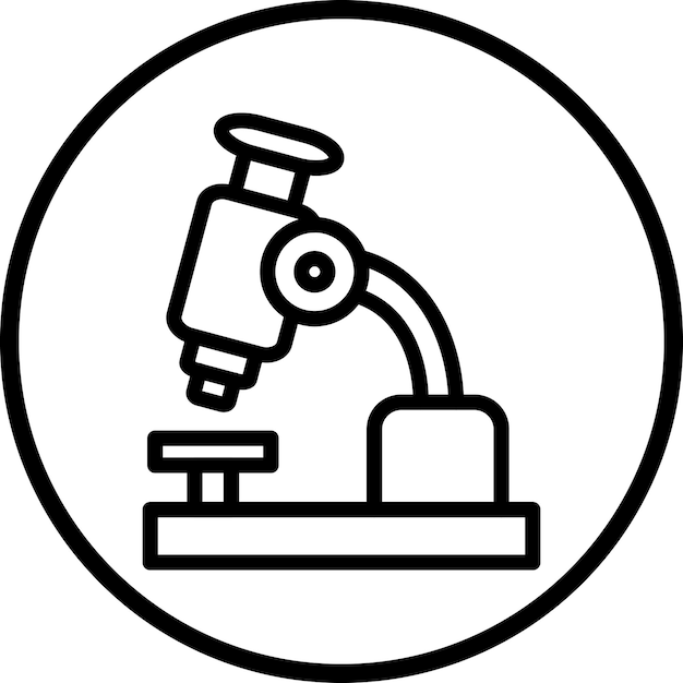 Vector Design Microscope Icon Style