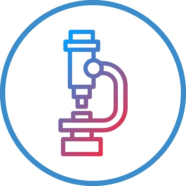 Vector Design Microscope Icon Style