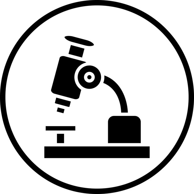 Vector Design Microscope Icon Style