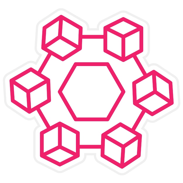 vector design modular design icon style