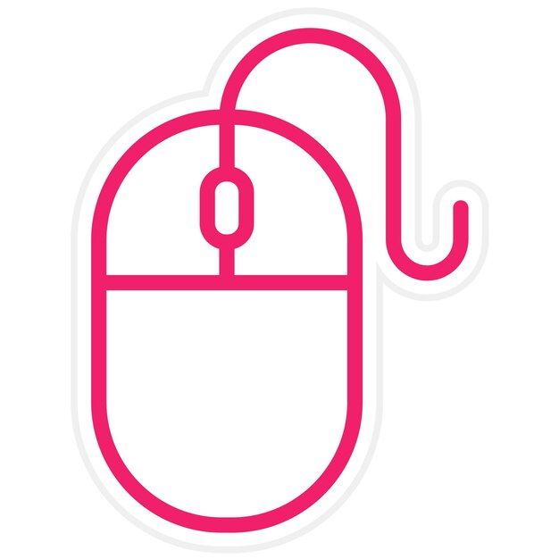 Vector Design Mouse Icon Style