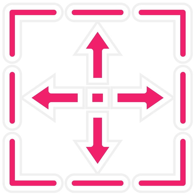 vector design move icon style