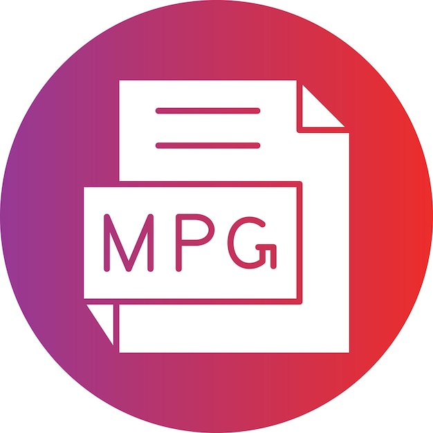 vector design mpg icon style