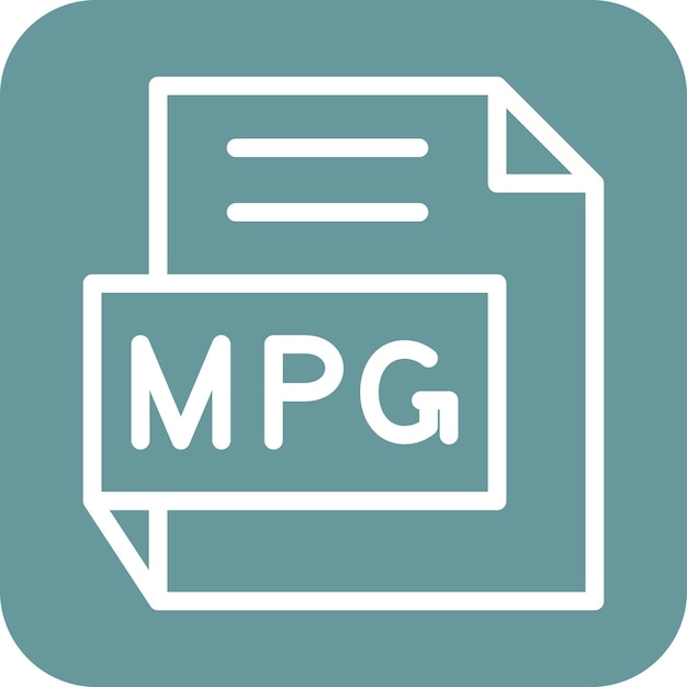 vector design mpg icon style