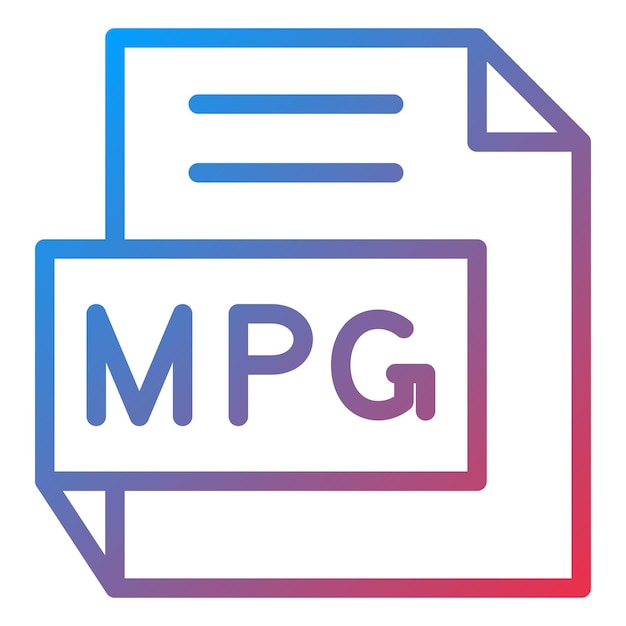 vector design mpg icon style