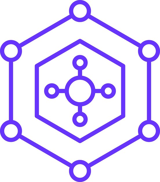 Vector Design Nanotech Icon Style