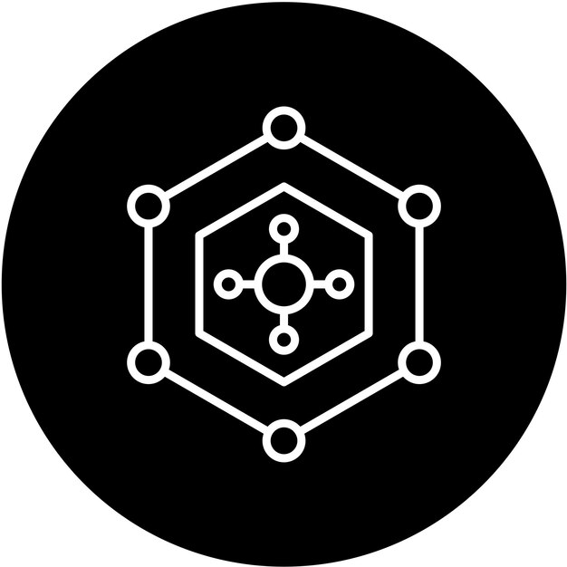 Vector Design Nanotech Icon Style