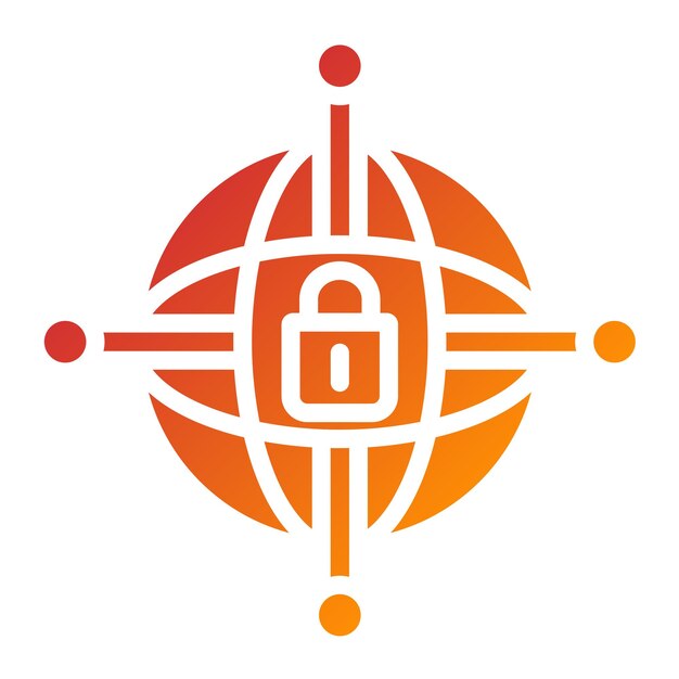 Vector Design Network Security Icon Style