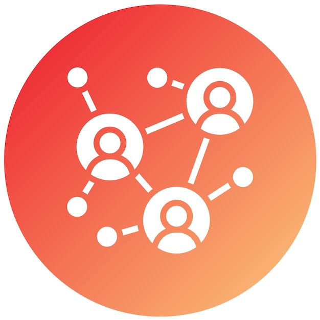 vector design networking icon style