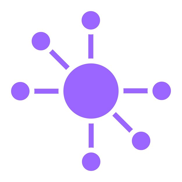 Vector Design Neural Interface Icon Style