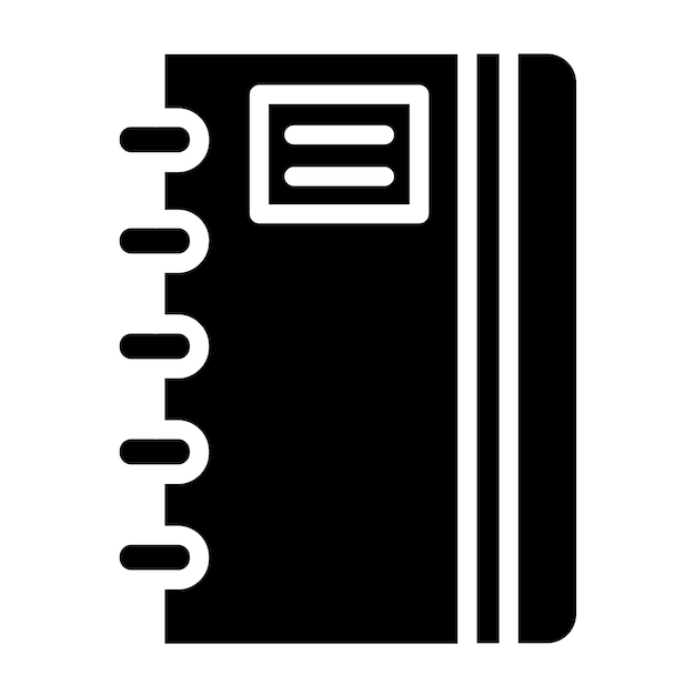 Vector Design Notebook Icon Style