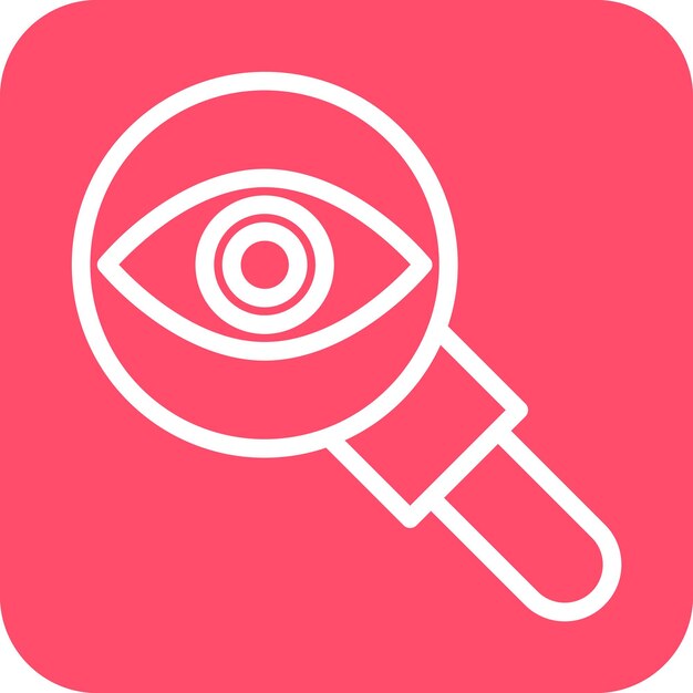 vector design observation icon style