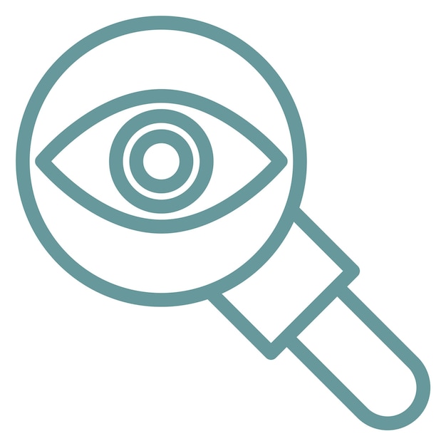 vector design observation icon style