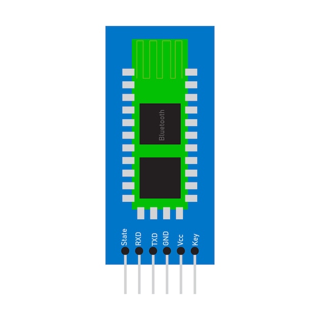 vector design of Bluetooth module for Arduino
