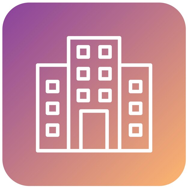 vector design office building icon style
