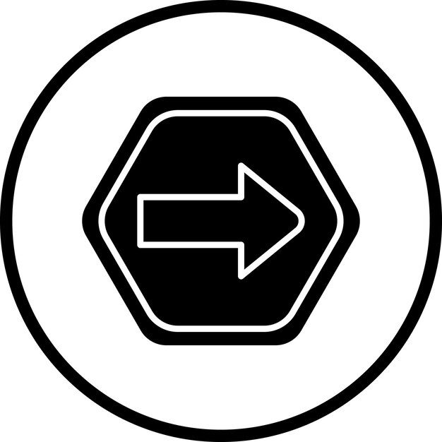 vector design one way icon style